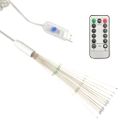 vidaXL Vonkajšie vianočné prskavky 4 ks, farebné 20 cm, 560 LED