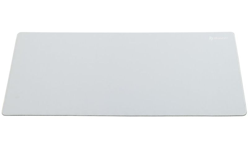 AROZZI ZONA Mousepad XL Pure White/ XL podložka na stůl/ 900x420x4 mm/ voděodolná Podložka pod myš, 900×420×4mm, mikrovlákno, protiskluzová guma, vodeodolná, bílá