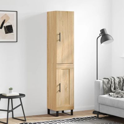 vidaXL Vysoká skrinka dub sonoma 34,5x34x180 cm spracované drevo