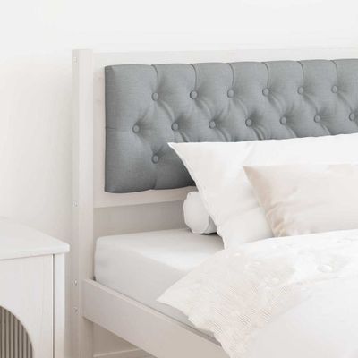 vidaXL Zadné čelo Iný Biela a svetlosivá 100 cm Borovicový masív
