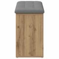 vidaXL Lavička na topánky Artisan Dub 102x32x50 cm Konštrukčné drevo