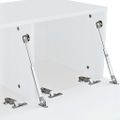 vidaXL TV skrinky 2 ks, kompozitné drevo 120x40x34 cm, lesklé biele