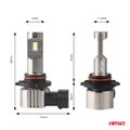 LED žiarovky hlavného svietenia Séria H25 CANBUS HB3 9005 12V 31W AMIO-04714