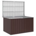 vidaXL Záhradný úložný box hnedý 149x99x93 cm