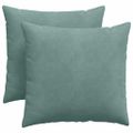 vidaXL Vankúše na pohovku 2 pcs Morská zelená 45 x 45 cm