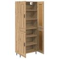 vidaXL Highboard 2 ks Remeselný dub 69,5 x 34 x 180 cm