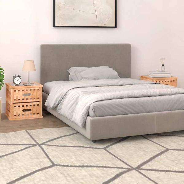 vidaXL Nočné stolíky 2 ks 34x34x34 cm orechový masív