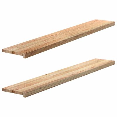 vidaXL Okenný parapet 2 ks 160x25x2 cm neošetrený dubový masív