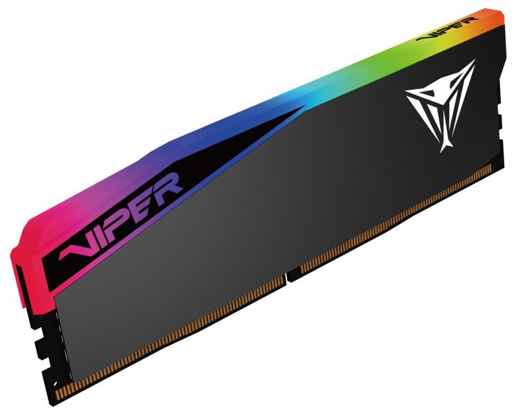 PATRIOT VIPER Elite 5 Ultra RGB 16GB DDR5 6000MT/s / DIMM / CL36 / XMP 3.0 / 1,35V / Pamet RAM, 16GB (1×16GB), DDR5, 6000 MT/s, CL36, RGB podsvícení, cerný hliníkový chladic, XMP 3.0, EXPO