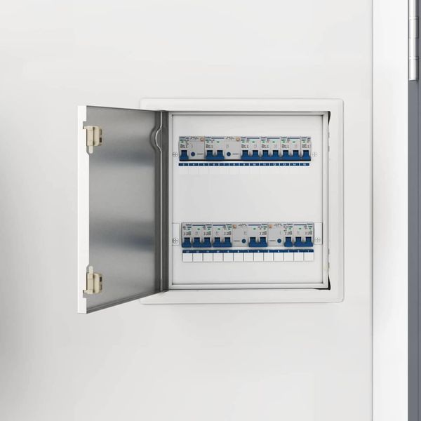 vidaXL Access Panel Biela 33,5 x 33,5 x 3 cm Oceľ