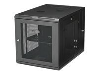 12U Vented Cabinet (RK1232WALHM) - Rozvádzačová skriňa - montáž na stenu - čierna - 12U