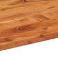 vidaXL Stolová doska 140x60x2,5 cm oválna masívna akácia