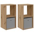 vidaXL Nočný stolík 2 ks Remeselný dub 30,5 x 27 x 59,5 cm
