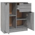 vidaXL Komoda sivý dub sonoma 60x30x70 cm spracované drevo