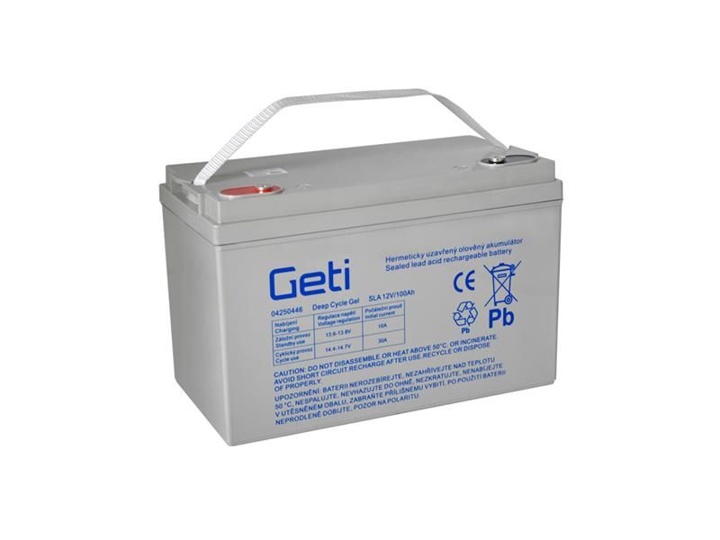 Gélová batéria 12V 100Ah GETI pre soláre