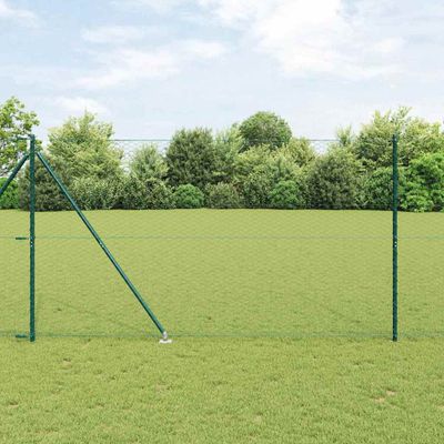 vidaXL Exteriérový hexagonálny plot s prístupovým stĺpikom 50 x 1,6 m