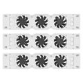 Ventilátor EMOS P56PR3 pod radiátor TRIO, biely