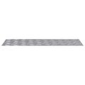 vidaXL Schodový rošt 4 ks 90 x 30 cm Strieborná Hliník Obdĺžnikový