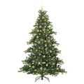vidaXL Umelý Sklápací Vianočný Stromček Zelená 180 cm PVC a oceľ