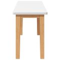 vidaXL Lavica 90 cm z masívneho dreva Guma