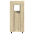 vidaXL Barový vozík dub sonoma 60x39,5x89 cm kompozitné drevo