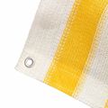 vidaXL Balkónová markíza z HDPE, 90x400 cm, žlto-biela
