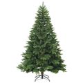 vidaXL Umelý Sklápací Vianočný Stromček Zelená 180 cm PVC, PE a oceľ