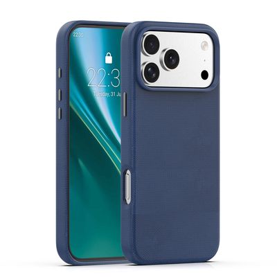 Puzdro Etteri Elegant Mag pre iPhone 17 Pro 6,3" tmavomodrá