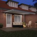 vidaXL Automaticky zaťahovacia markíza LED antracit a biela 400x300 cm