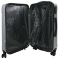 vidaXL Kufor so zámkom 3 ks Strieborná 50 x 31 x 78 cm ABS plast