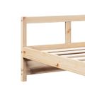 vidaXL Denná posteľ s matracom 80x200 cm, borovicový masív