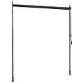 vidaXL Vonkajšia zatemňovacia roleta antracitová 200x270 cm