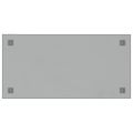 vidaXL Nástenná magnetická tabuľa biela 80x40 cm tvrdené sklo