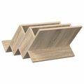 vidaXL Regál na časopisy Sonoma dub 53 x 40 x 28,5 cm Kompozitné drevo