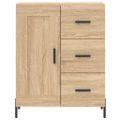 vidaXL Vysoká skrinka dub sonoma 69,5x34x180 cm spracované drevo