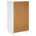 vidaXL Skriňa na topánky 48 x 38 x 87,5 cm Kompozitné drevo Biela