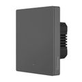 Inteligentný WiFi nástenný spínač SONOFF M5-1C-80 (1-kanálový, do rámu, grafitový)