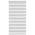vidaXL Zebra roleta svetlosivá 90x150cm šírka látky 85,9 cm polyester
