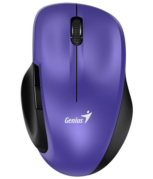 Genius 8200S/Ergonomická/Blue Track/Bezdrátová USB/Fialová Myš, bezdrátová, optická, 1200dpi, 5 tlačidiel, tichá, BlueEye senzor, USB, fialová
