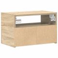 vidaXL Nástenné nočné stolíky 2 ks dub sonoma 45x26x28,5 cm