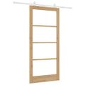 vidaXL Posuvné dvere ORKDAL 93 x 202 cm Prírodná
