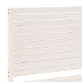 vidaXL Extra dlhá posteľ bez matraca biela 100x220 cm masívne drevo