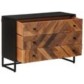 vidaXL Zásuvkový kabinet so zásuvkou 75 x 30 x 54 cm
