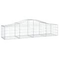 vidaXL Oblúkové gabionové koše 50 ks 200x50x40/60cm pozinkované železo