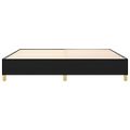 vidaXL Posteľný rám s boxspringom čierny 200x200 cm látka