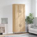vidaXL Vysoká skrinka dub sonoma 69,5x34x180 cm spracované drevo