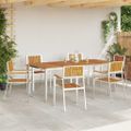 vidaXL Záhradná jedálenská súprava 7 ks 200 x 90 x 75 cm