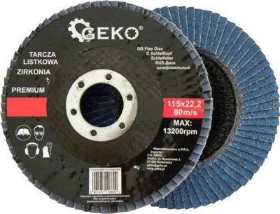 Lamelový kotúč, 125mm P80 GEKO