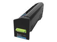 Vysoká výťažnosť - azúrová - originálna - kazeta s farbivom LCCP, LRP - pre Lexmark CX860de, CX860dte, CX860dte with Asset Tag, CX860dtfe