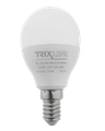 LED žiarovka Trixline 8W E14 P45 teplá biela